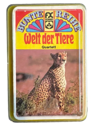 FX Schmid Welt der Tiere Quartett Kartenspiel Kinder Natur