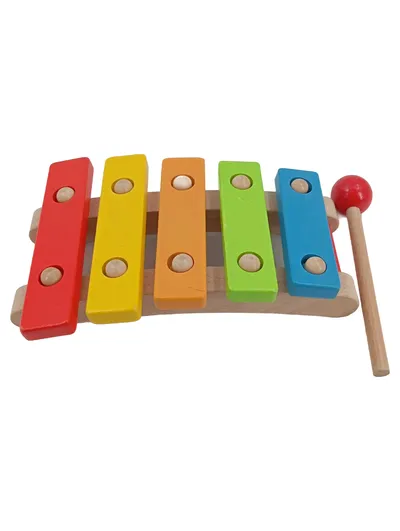 GOKI Xylophon Holz Mehrfarbig Kinder Musikinstrument Spielzeug
