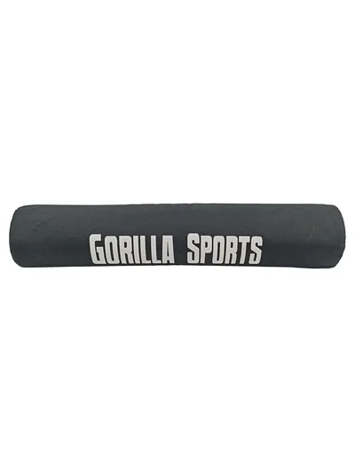 GORILLA SPORTS Balancekissen Schwarz 41cm Lang Sport Fitness Rolle Kissen