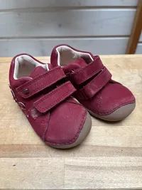 Elefanten Lauflernschuhe Gr. 20 Bordeaux Rot Leder Klettverschluss 3