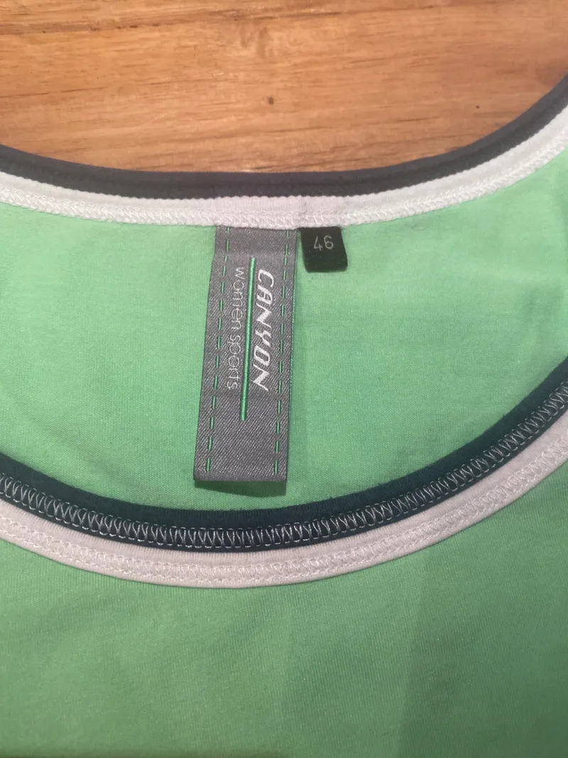 CANYON Women Sports Damen Sport Shirt Tank Top Gr. 46 Grün Ärmellos 4