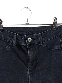 Calzedonia Damen Jeans Slim Fit Schwarz XS W24 Stretch Hose 3