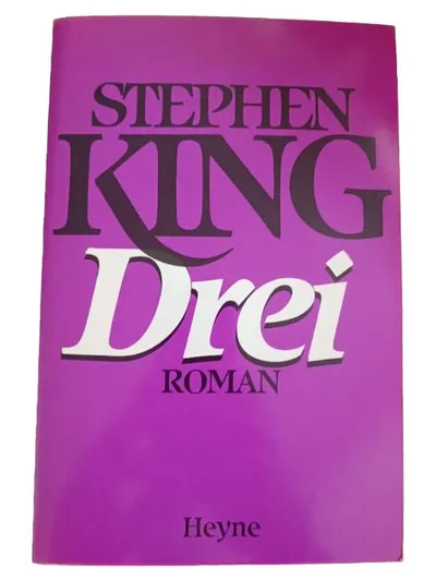Stephen King "Drei" Horror Roman Taschenbuch Apokalypse Deutsch Heyne