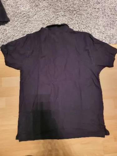 Fruit of the Loom Herren Poloshirt Basic Kurzarm Uni Schwarz Gr. L