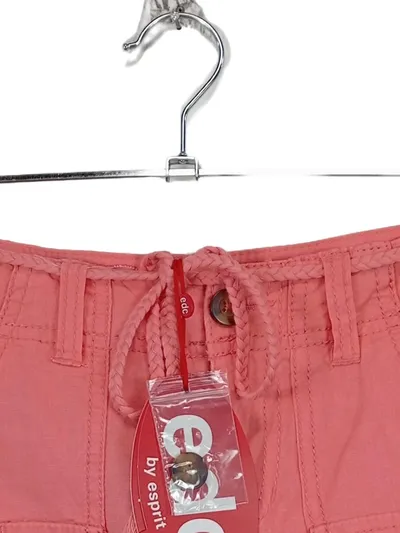 EDC by Esprit Hosenrock Damen Minirock Rosa Gr. 32 Viskose Leinen