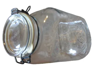 FIDENZA Vorratsglas Transparent Glas 2L mit Bügelverschluss 25cm hoch