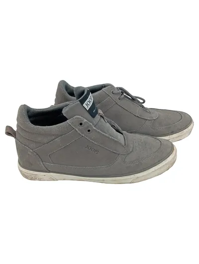 JOOP! Herren Sneaker Low Grau Wildleder Gr. 43 Casual Schnürschuhe