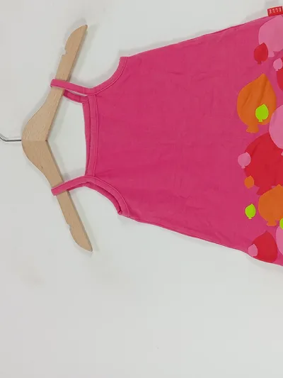 ELLE Baby Sommerkleid Pink Fisch-Motiv Gr. 68 6 Monate Mädchen
