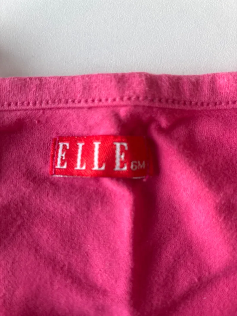 ELLE Baby Sommerkleid Pink Fisch-Motiv Gr. 68 6 Monate Mädchen 5