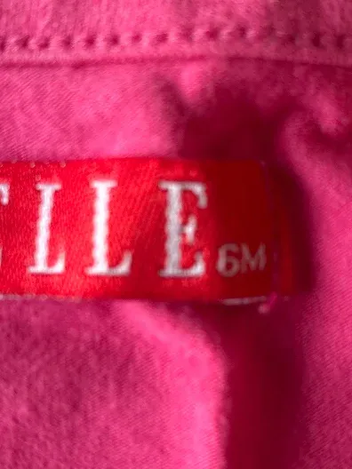 ELLE Baby Sommerkleid Pink Fisch-Motiv Gr. 68 6 Monate Mädchen 6