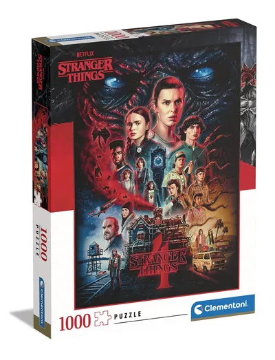 Clementoni Puzzle 1000 Teile Netflix Stranger Things Staffel 4