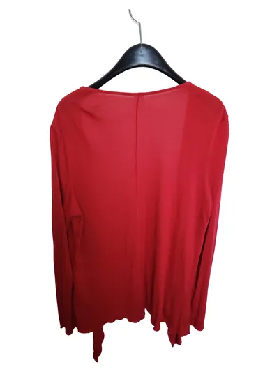 Sara Lindholm Damen Strickjacke Gr. 40 Rot Casual Langarm