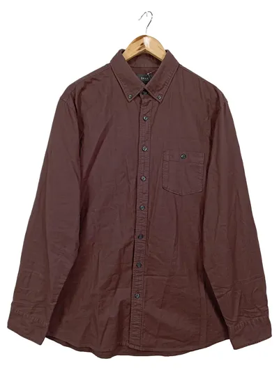 BRAX Herren Freizeithemd Langarm Braun Gr. XL