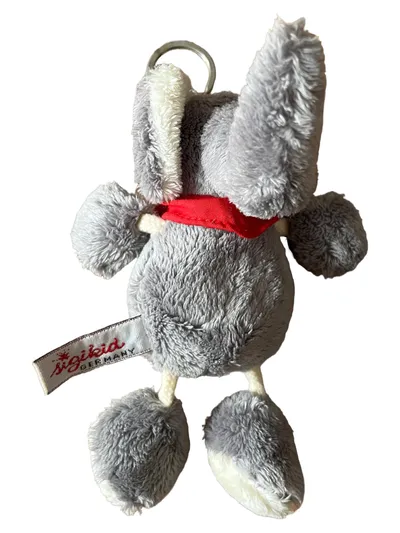 Sigikid Baby Kuscheltier Elefant Schlüsselanhänger Grau 15cm Plüschtier