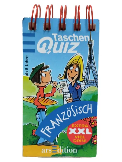 arsEdition Quizspiel Französisch lernen Kinder ab 8 Jahre Lernspiel unterwegs
