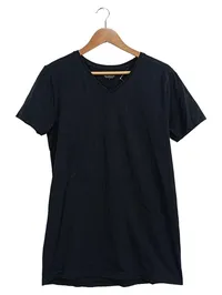 Daily Aesthetikz Herren T-Shirt V-Ausschnitt Basic Schwarz Gr. 46;S 1