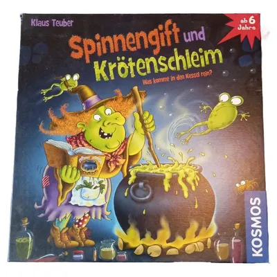 KOSMOS Spinnengift und Krötenschleim Klaus Teuber Brettspiel ab 6 Jahre