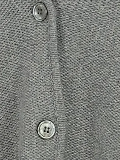 Orwell Damen Strickjacke Gr. M Grau Wolle Angora Cardigan