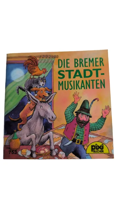 Carlsen Pixi Buch Die Bremer Stadtmusikanten Gebr. Grimm Märchen Kinderbuch