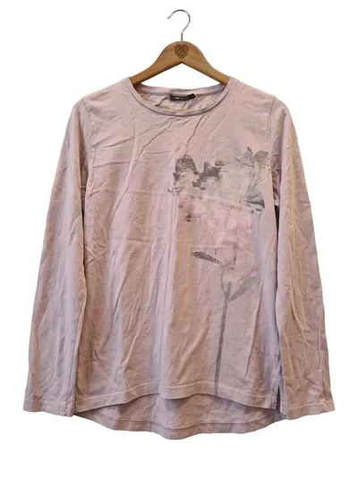 MEXX Langarmshirt Kinder Gr. 164 Lila Casual Blumen Print Baumwolle