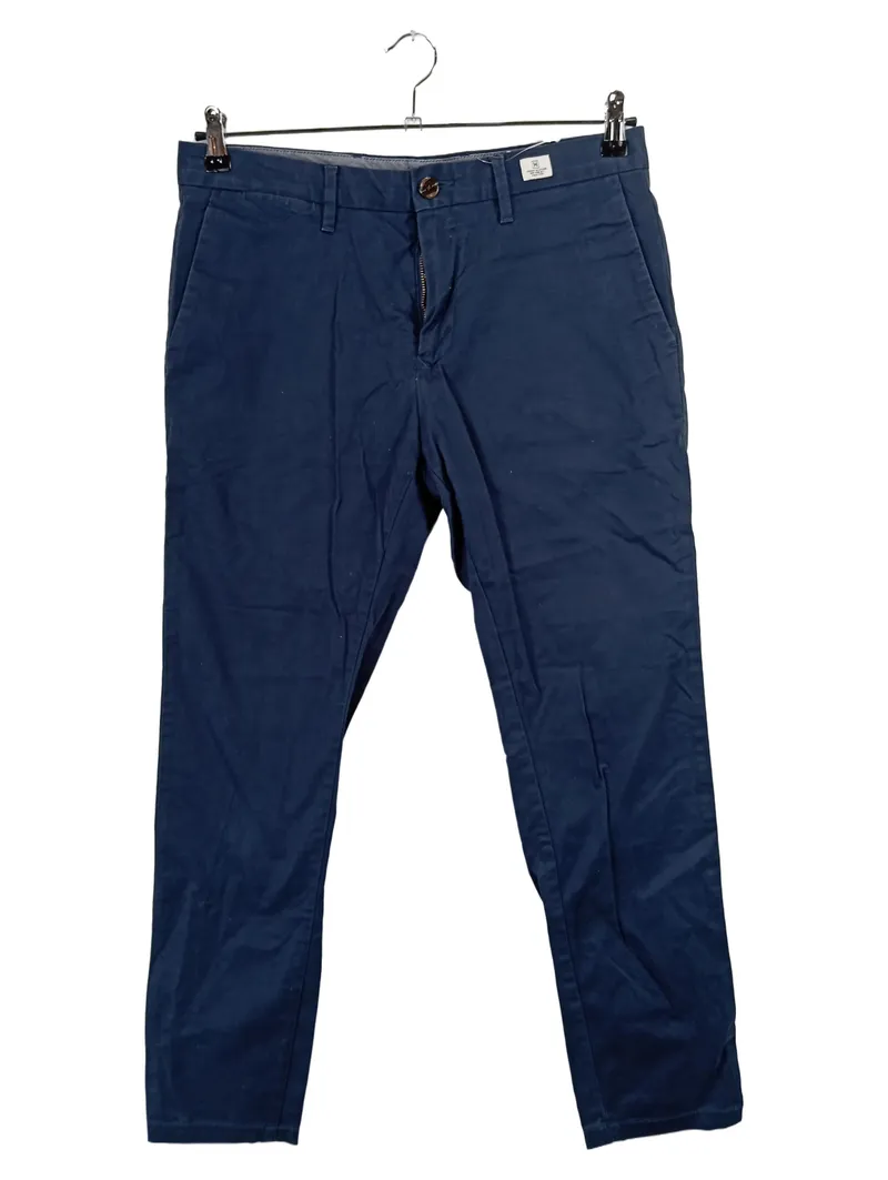 Tommy Hilfiger Stoffhose Damen W32/L30 Blau Chino Baumwolle 1