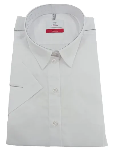 Greiff Damen Bluse 1/2 Arm Weiß Gr. 50 Basic Business Büro