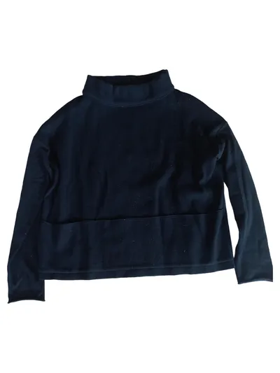 mia mai Damen Pullover Rollkragen Schwarz Gr. 36/S Casual
