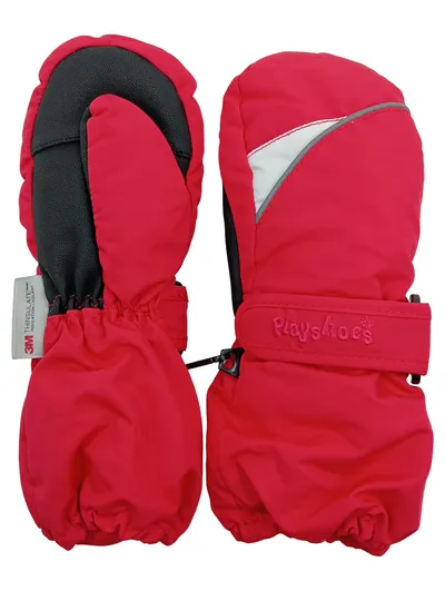 Playshoes Kinder Fäustlinge Rot 12-24 Monate 3M Thinsulate Warm