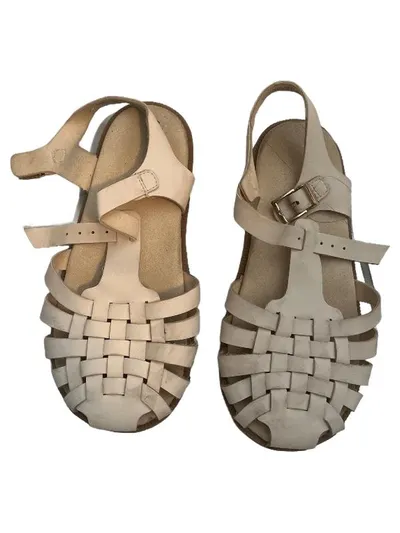 NEXT Sandalen Mädchen Riemchen Beige Gr. 28 Casual