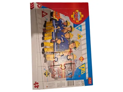 Trefl Feuerwehrmann Sam Rahmenpuzzle 15 Teile Kinder Puzzle ab 3 Jahre