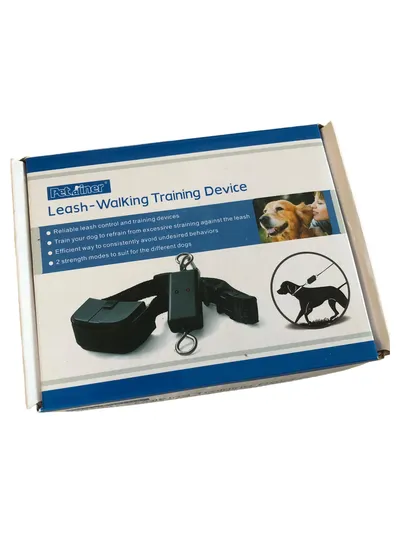 Petainer Hundehalsband Trainingsgerät Leash-Walking Schwarz für Hunde