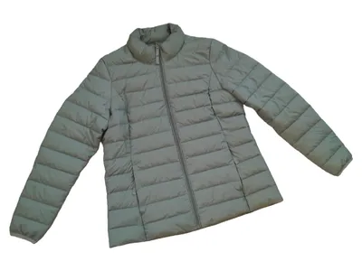 GALERIA Damen Steppjacke Übergangsjacke Gr. 38/M Grün Casual