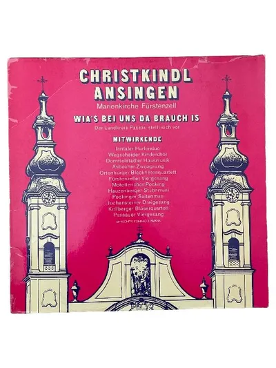 Christkindl Ansingen Marienkirche Fürstenzell Vinyl LP Weihnachtsmusik Bayern