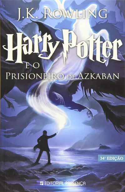 Harry Potter Gefangener von Askaban J.K. Rowling Portugiesisch Taschenbuch