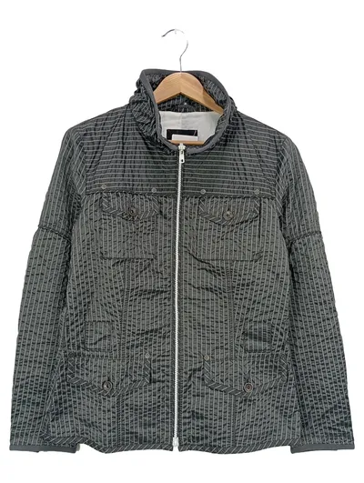 CINQUE Leichte Jacke Damen Gr. 38/M Grau Gestreift Klassisch Elegant