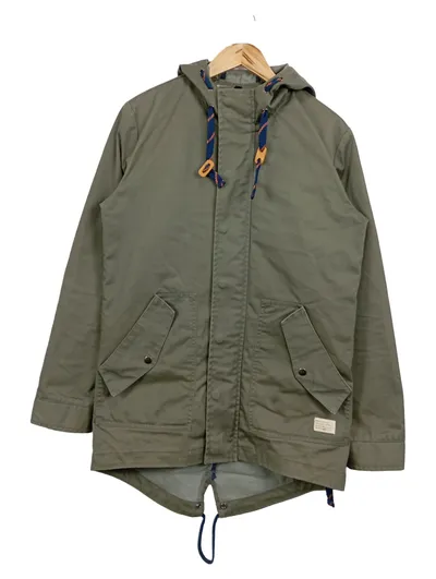 MINIMUM Damen Leichte Jacke Parka Gr. 36/S Grün Casual Kapuze