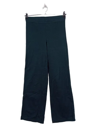 Basic Line Damen Stoffhose Basic Strass Baumwolle Schwarz Gr. W31/40/L