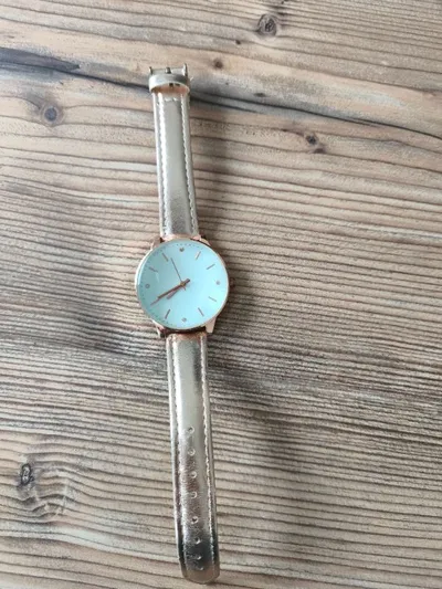 LBVYR Damen Armbanduhr Analog Roségold Lederarmband Minimalistisch