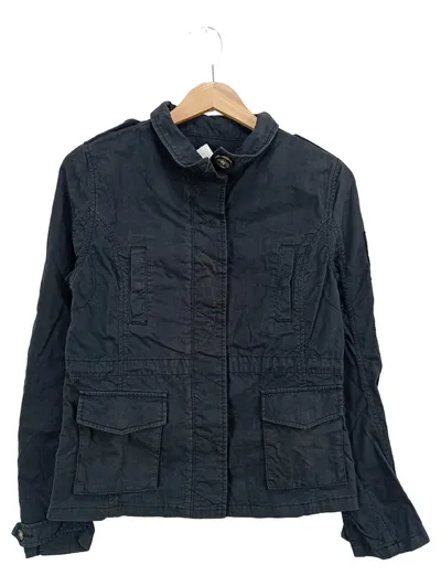 SANSIBAR SYLT Damen Leichte Jacke Gr. 34/XS Schwarz Casual Übergangsjacke