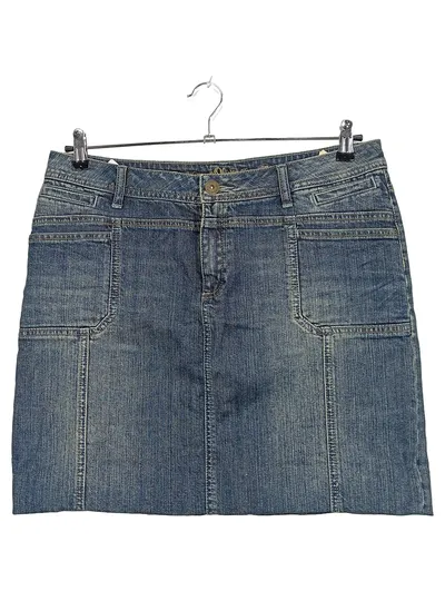 s.Oliver Damen Jeansrock Gr. 42/XL Blau Denim Minirock Casual