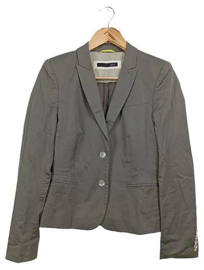 CINQUE Damen Blazer Gr. 36/S Grau Elegant Business Baumwolle
