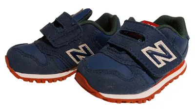 New Balance Sneaker low Kinder blau Gr. 20 Klettverschluss Wildleder