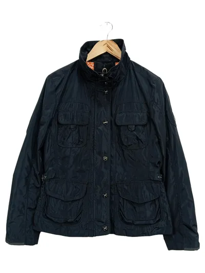 GIL BRET Damen Outdoorjacke Blau Gr. 38/M Klassisch Elegant Polyester