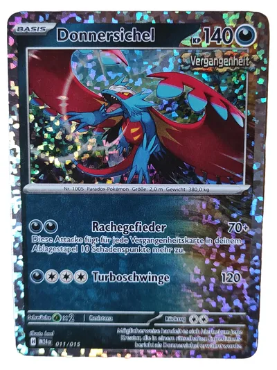 Pokémon Donnersichel Sammelkarte Holo Deutsch TCG Karte