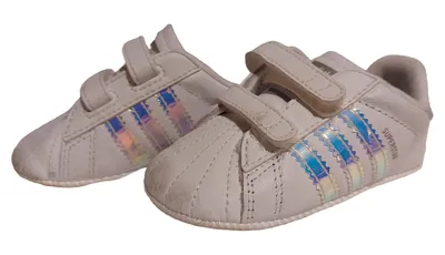 adidas Superstar Krabbelschuhe Kinder Gr. 19 Weiß Sportlich