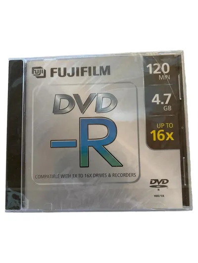 Fujifilm DVD-R Rohling 120 Min 4.7 GB 16x Silber