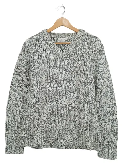 AUTHENTIC CLOTHING COMPANY Pullover Herren Gr. L Grau Meliert Strick