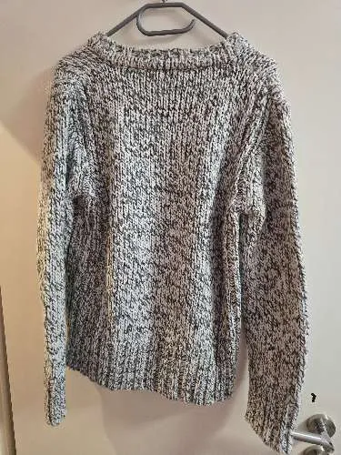 AUTHENTIC CLOTHING COMPANY Pullover Herren Gr. L Grau Meliert Strick