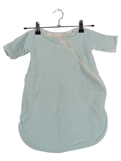 Popolini Baby Schlafsack Gr. 68 Türkis Uni Baumwolle mit Ärmeln