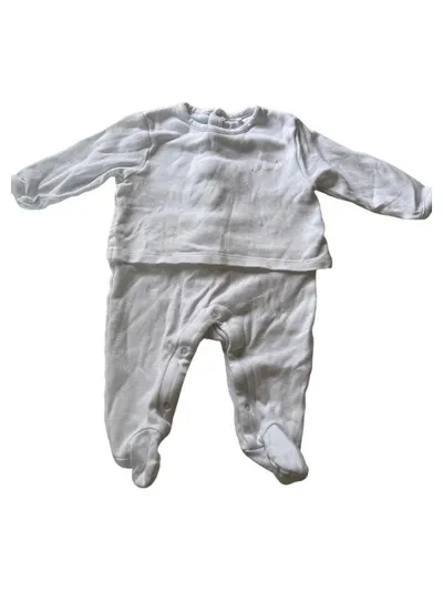 STACCATO Baby Body Gr. 56 Weiß Basic Baumwolle Langarm
